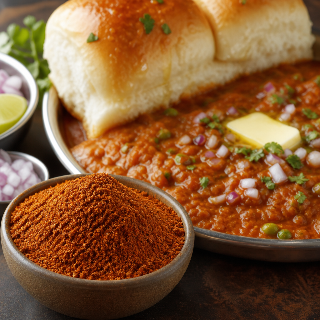 Chhole and Pav Bhaji Masala
