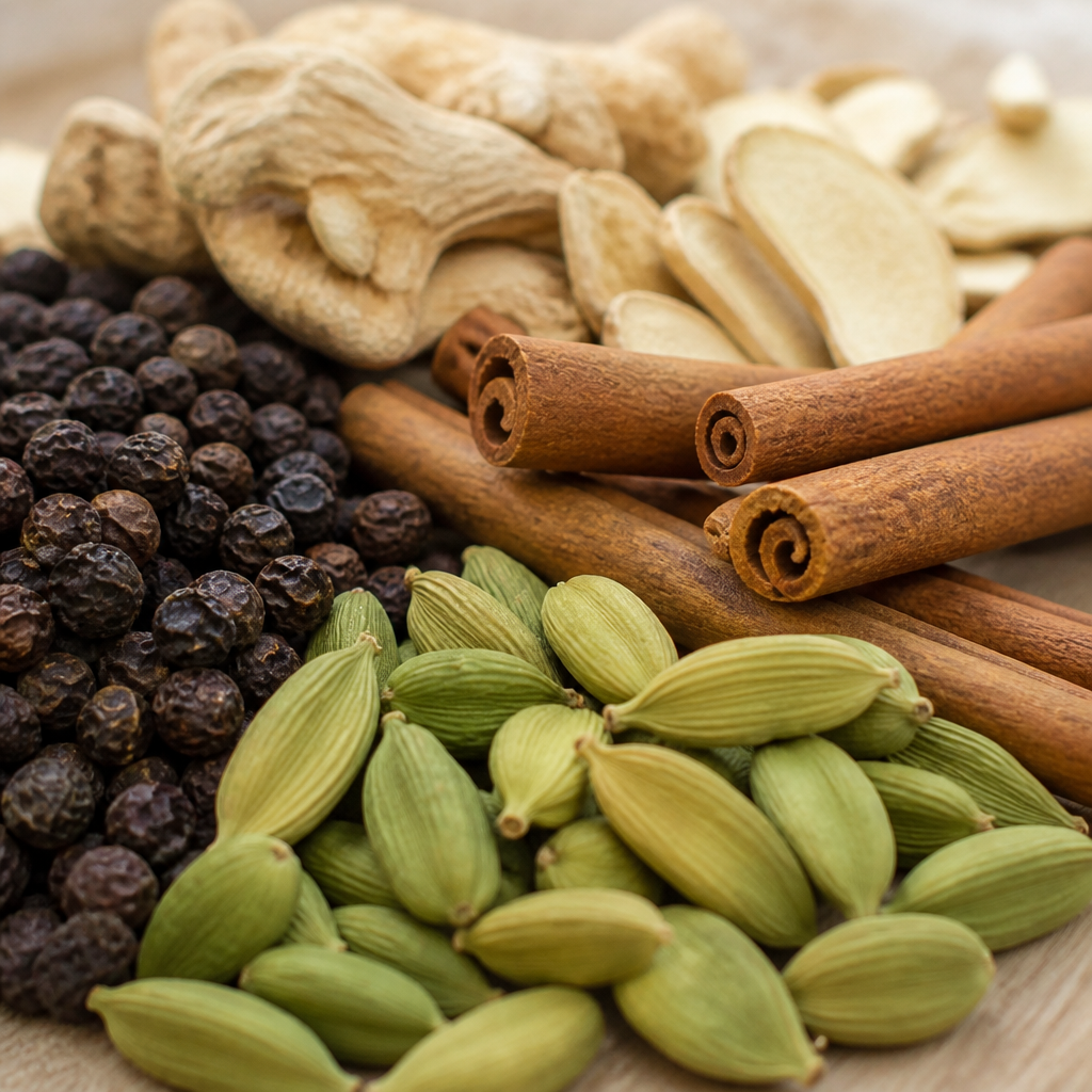 Specialty spices and whole aromatics